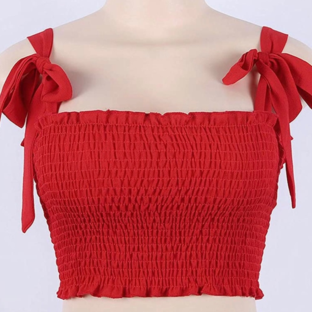 Maroon/ wine colored ruched crop top
